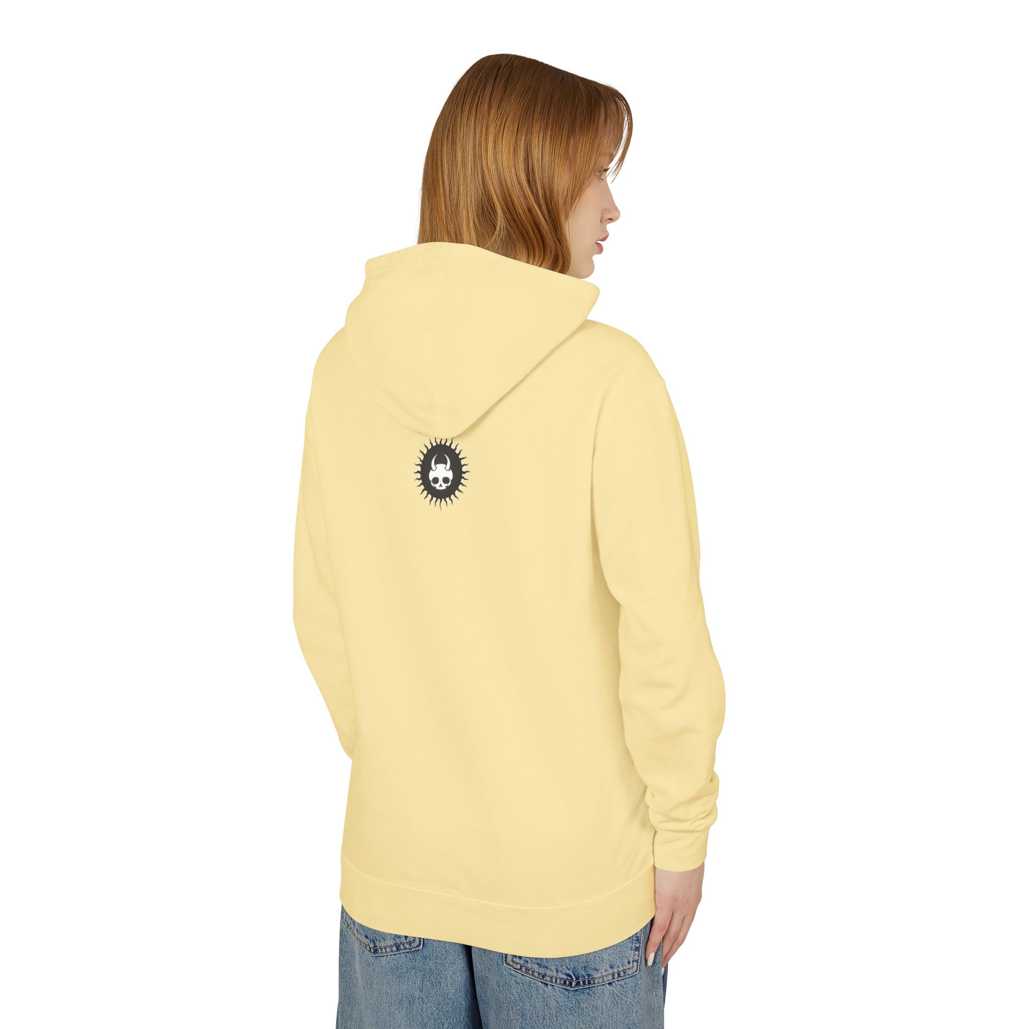 WAKE BAKE LIVE REPEAT - Unisex Lightweight Hooded Sweatshirt - Damned Threads
